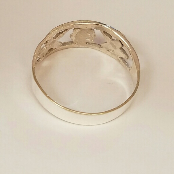 Peru 950 Sterling Silver 18K Gold Women Men Ring11 - Picture 3 of 6